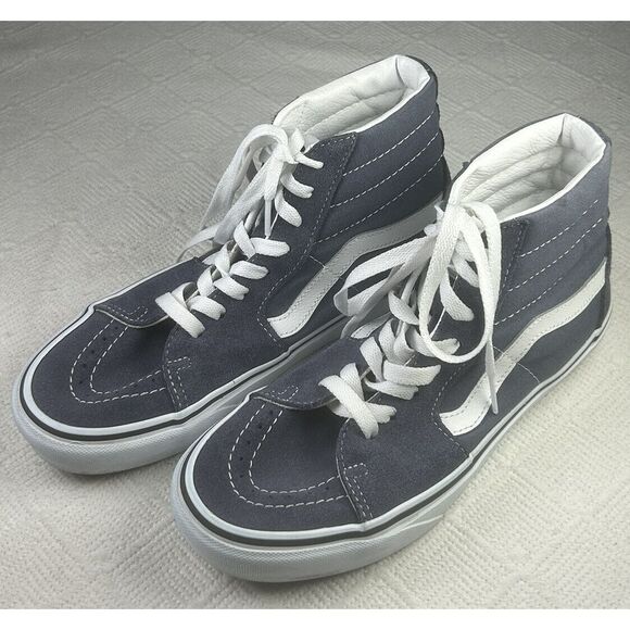 Vans Sk8 Hi Blue‎ White High Top Sneakers Unisex...